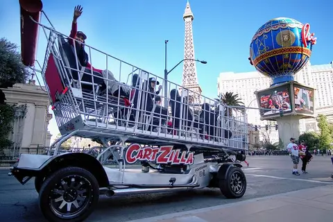 Photo of Giant Shopping Cart Limo Ride in Las Vegas