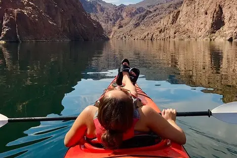Photo of Grand Canyon Helicopter Flight with Emerald Cave Kayak Tour
