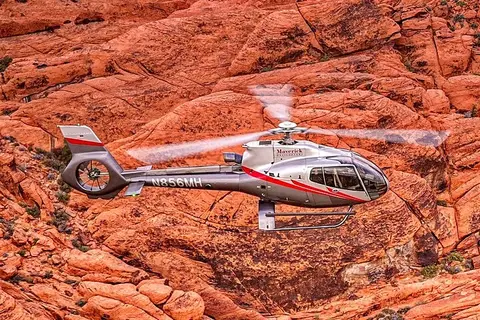 Photo of Red Rock Canyon Helicopter Tour with Landing and Champagne Toast