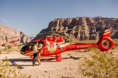 Photo of Grand Canyon West Rim Helicopter Tour with Champagne Toast